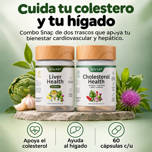 Snap Cholesterol Liver Health: apoyo para tu colesterol y tu hígado