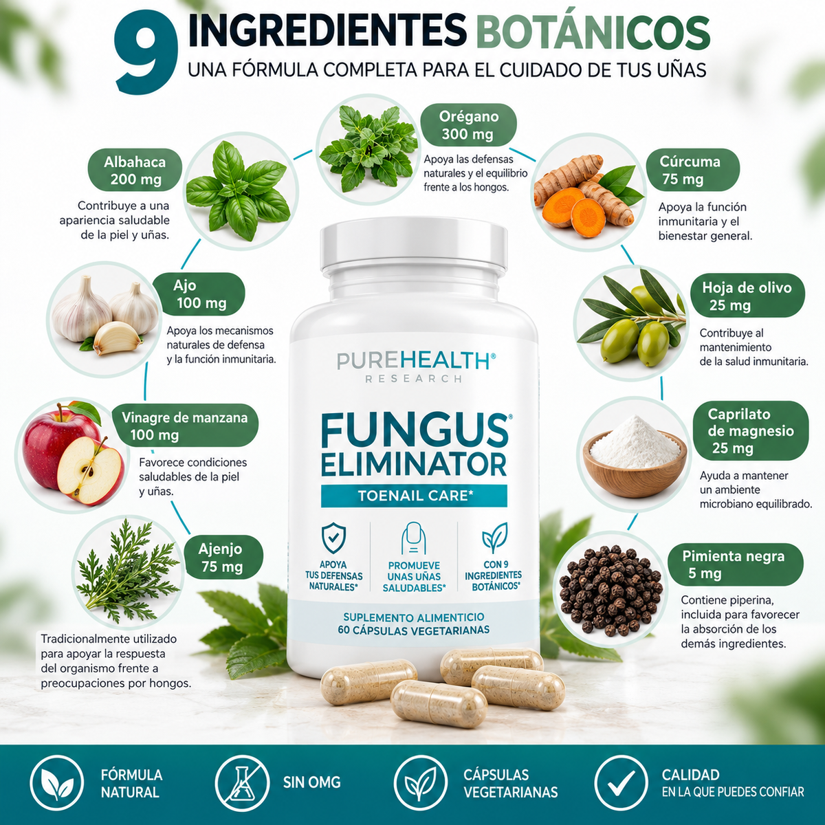 PUREHEALTH ELIMINADOR DE HONGOS
