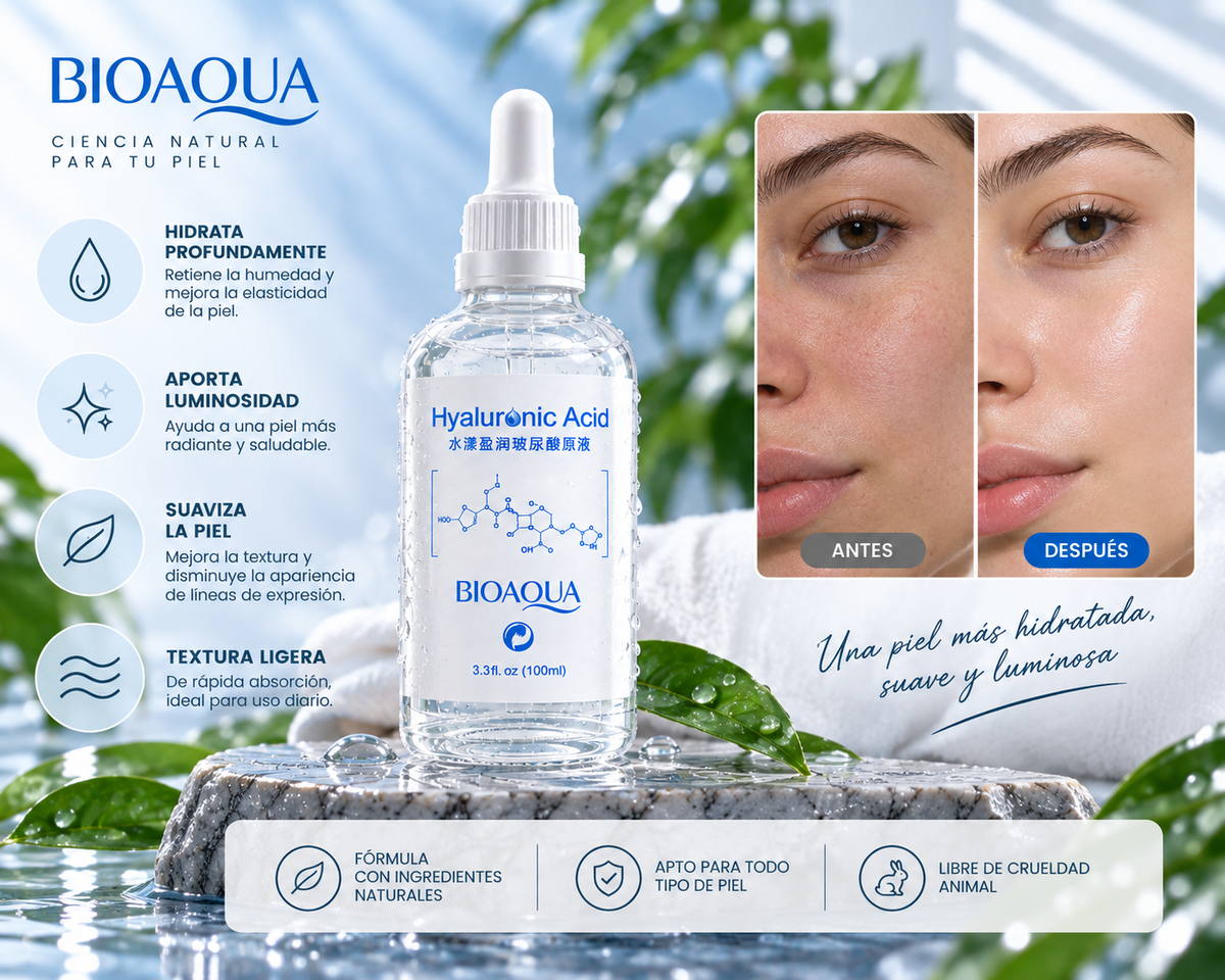 SERUM ACIDO HIALURONICO BIOAQUA 100 ML