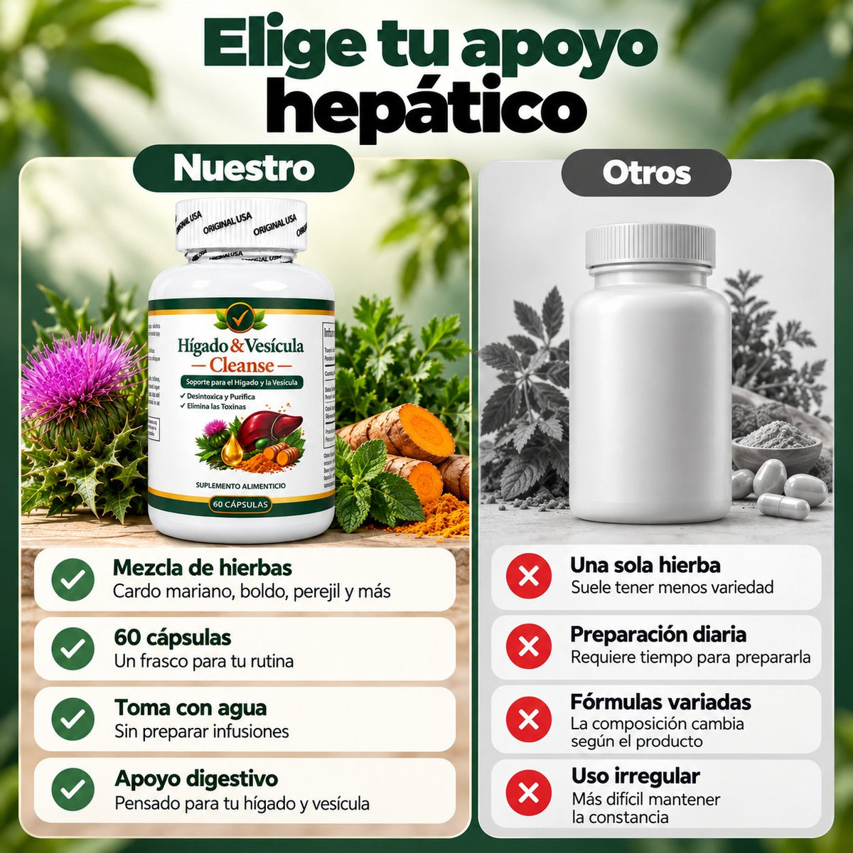 Elige tu apoyo hepático