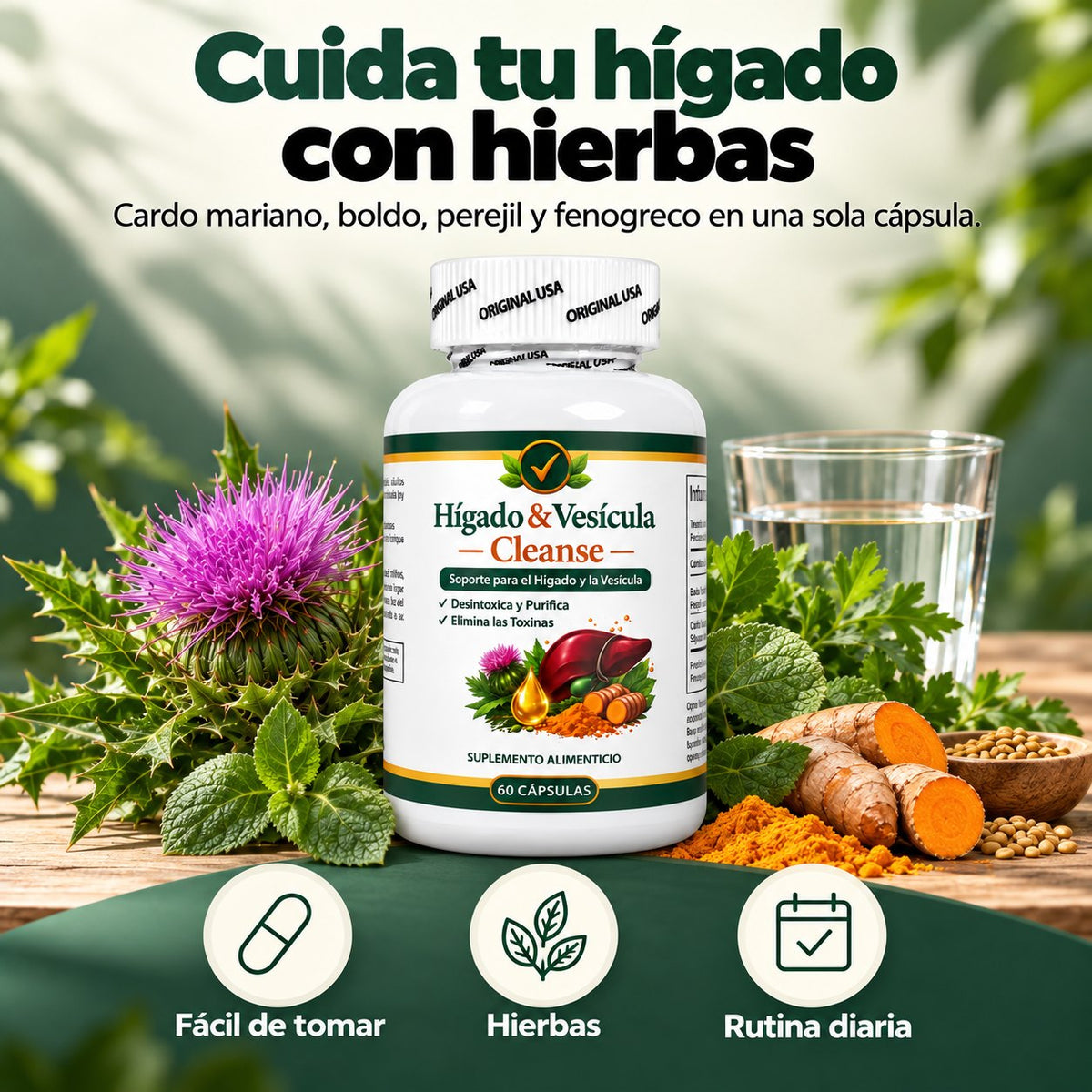 Cuida tu hígado con hierbas