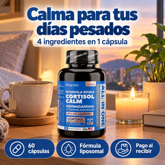 Cortisol Calm Megneta, calma para tus días pesados